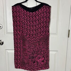 A LEXANDER MCQUEEN TIGER IN MAZE SILK Dress